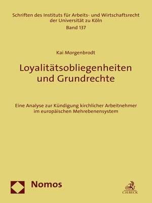 cover image of Loyalitätsobliegenheiten und Grundrechte